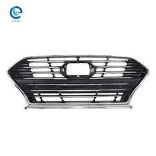 For Hyundai Sonata 2018 2019 2020 Front Upper Bumper Grille Chrome Grill