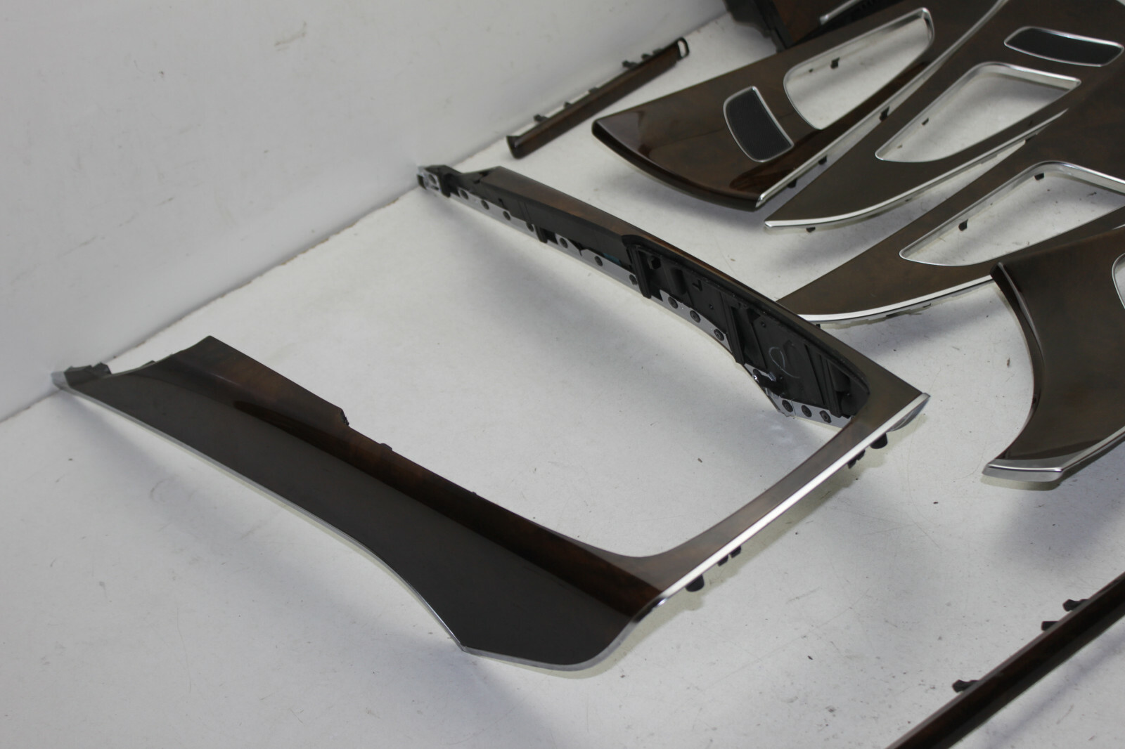 Cadre Climatisation Fibre De Carbone Pour Audi A6 C7 2012-2018 (conduite à Gauche) - 4 Pièces - 7