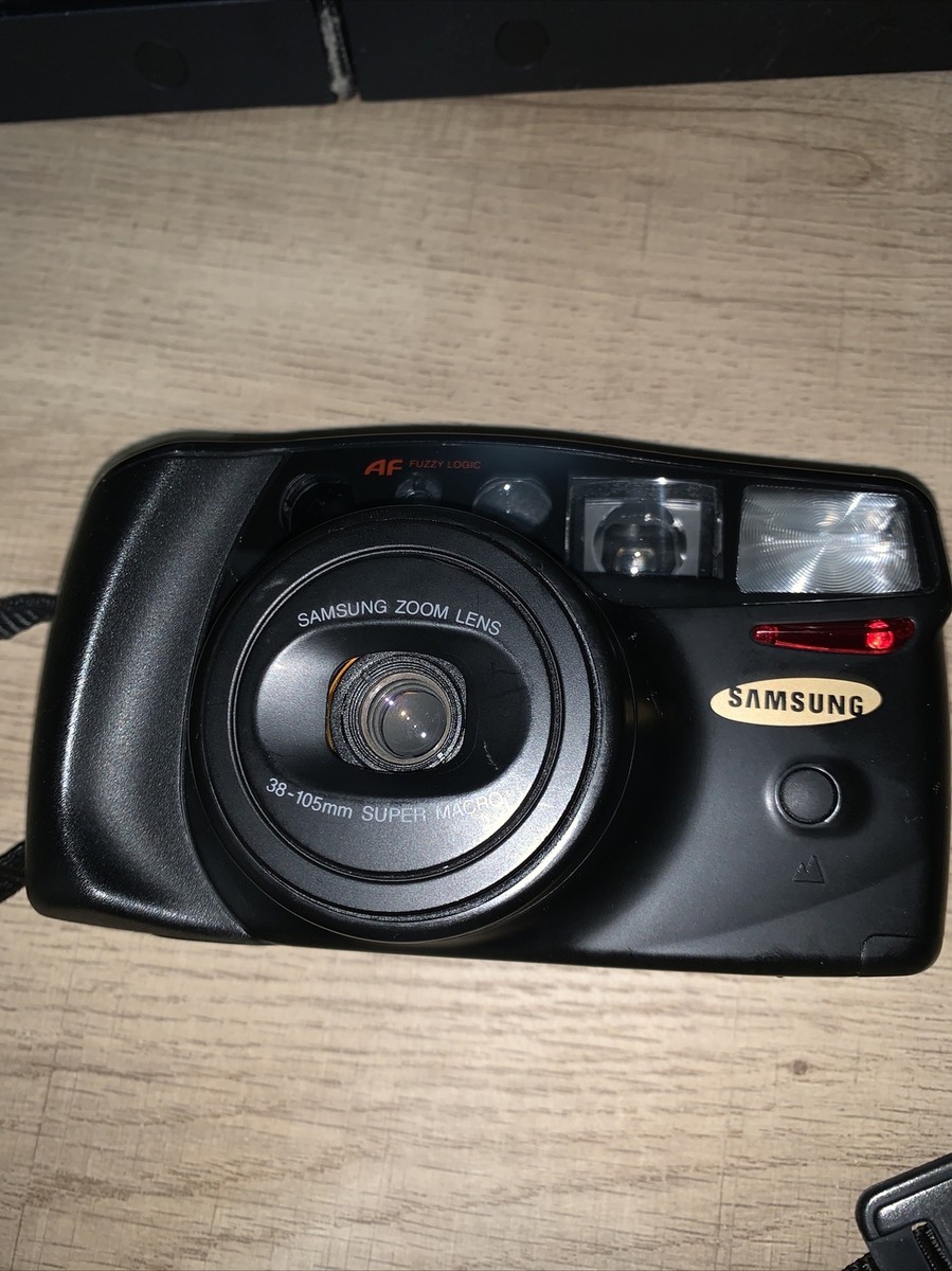 Samsung Maxima Zoom 105 Camera 38-105mm Super Macro 35mm Film
