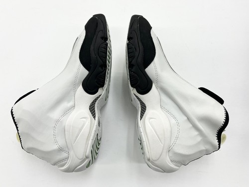 1998 Vintage Nike Air Zoom Flight Gary Payton weiß schwarz mittelgrün Gr. 9 Herren - Bild 3 von 11