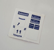 Aurora AFX Tomy G-Plus Toyota Celica Japan Reproduction Stickers