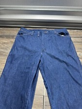 Vintage 70s WRANGLER Boot Cut Heavy Weight Denim Jeans USA Size 36x26