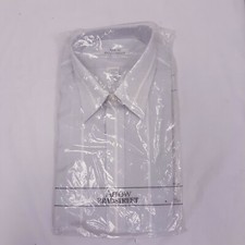 VINTAGE ARROW BRADSTREET Long Sleeve Dress Shirt ligth blue Men's 15 1/2 New