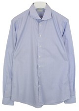 SUITSUPPLY Try On Extra Slim Fit Formal Shirt Men's 43-7 / 17L Pinstripe Cutaway