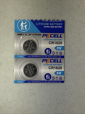#ad 2 Pack CR1620 1620 Lithium 3v Battery USA Free SHIP FRESH EXP 12 2030 $2.00