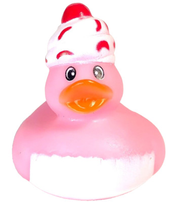 FREE SHIP - PINK SPA DAY BEAUTY CRUISING RUBBER DUCK CRUISE DUCKIE 2'' WELLNESS