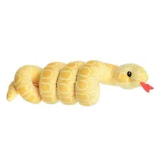 Aurora - Snake - Wrist Wranglers - Albino Burmese Python Playful Stuffed Animal