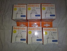 Thinkbaby Stage 1- Cross cut- Slow Flow w/ Venting system, 0-3 Months- 6 packs