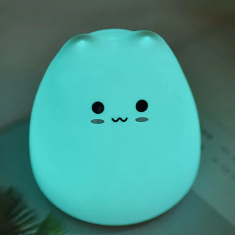 Color changing cat lamp deals