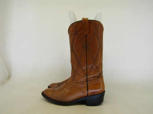 Brown Leather Western Cowboy Boots | eBay