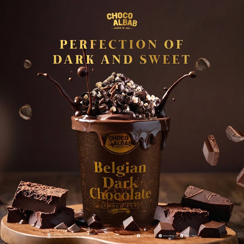 Belgian Dark Chocolate ( Choco Tub Almond ) - Image 2 of 2