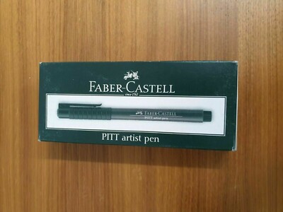 10Stk (1Stk/3eur) Faber Castell 167351 Tuschestift Pitt artist pen 251 silber UR