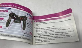 MARIO TENNIS VIRTUAL BOY NINTENDO INSTRUCTION Manual (RYM41 )