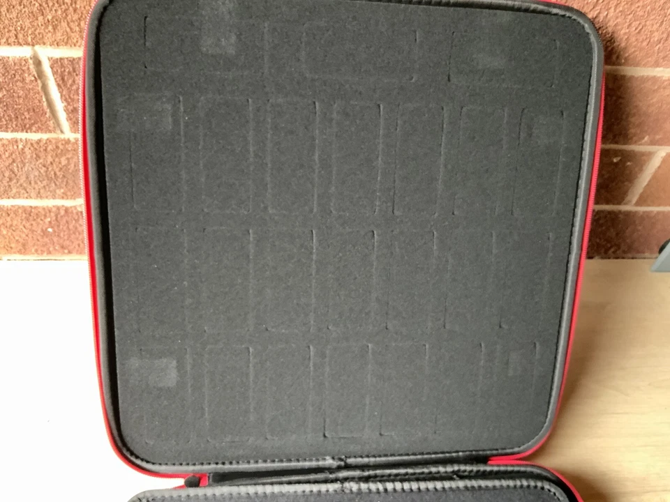 Case Protective Box Foam Watch Jewellery Coil 38x38x7cm Carry Case Kit Bag - Image 3 of 4