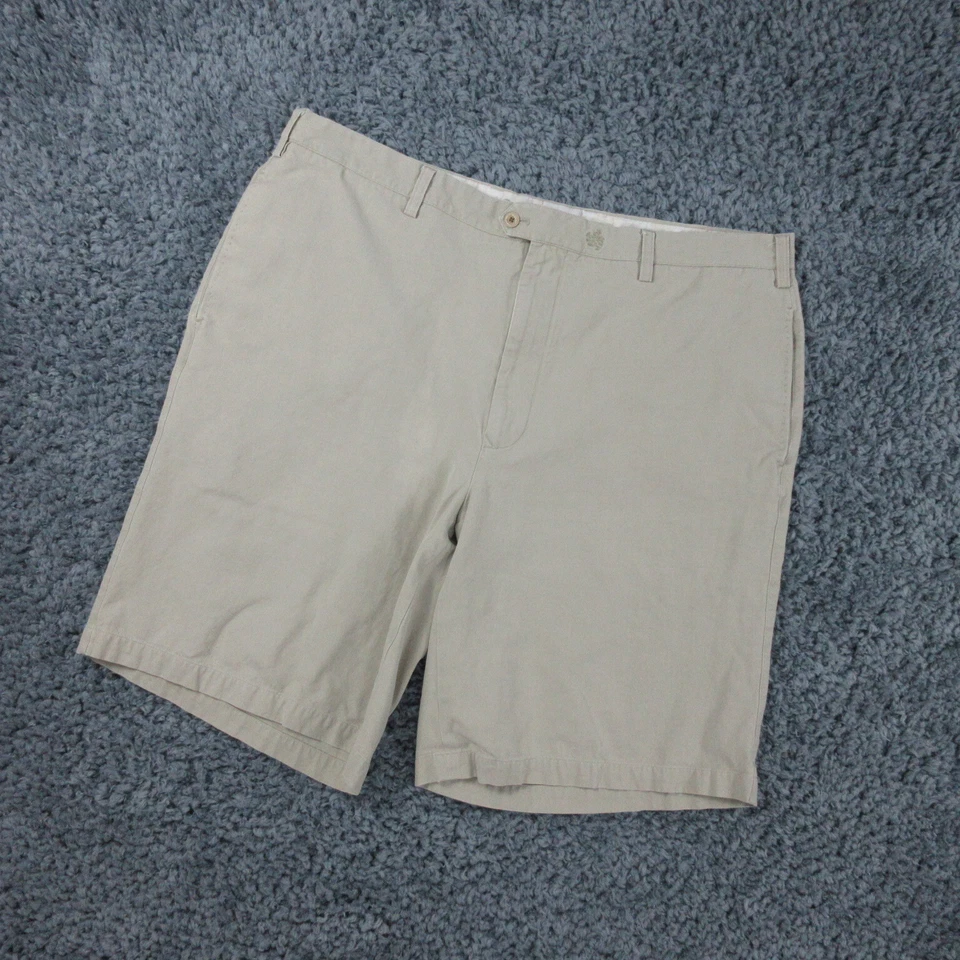 Nat Nast Shorts Mens 40 Beige Tan Silk Blend Chino 40x10* ' - Image 3 of 4