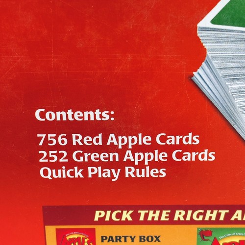 Mattel ๐ Apples to Apples ๐ Party Box The Game of Crazy Combinations - Picture 19 of 20