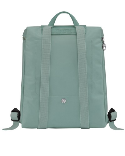 LONGCHAMP PARIS lePliage Green Nylon Travel Backpack Bag Lagoon - Picture 7 of 10