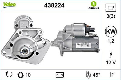 DACIA Logan RENAULT Megane Clio Scenic VALEO Starter Motor 12V 1.2-2.0L 1998-