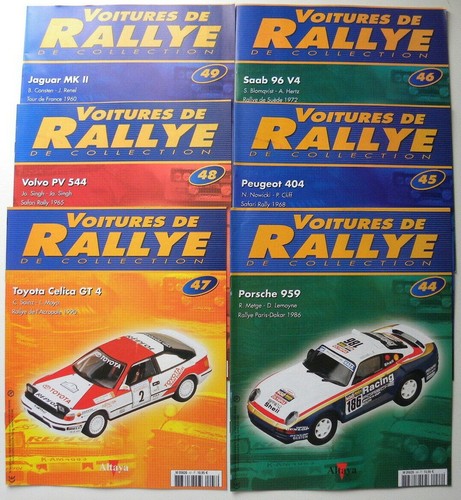 Lot 36 Fascicules Altaya – Collection Voitures Michelin – Neufs Du 1 Au 36