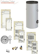 Trinkwasserspeicher Brauchwasserspeicher Boiler, 150 - 1500l, 0-2 Wärmetauscher