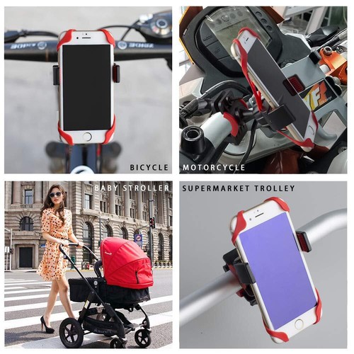 Motorcycle Bike Handlebar Mount Holder Bicycle For iPhone Samsung Cell Phone GPS - Picture 10 of 10