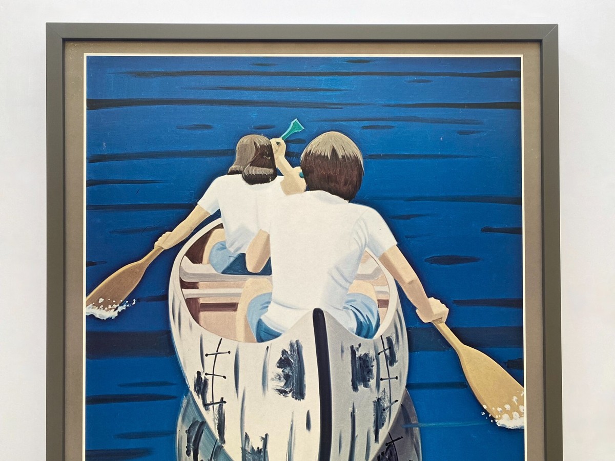 ALEX KATZ RARE 1978 LITHOGRAPH PRINT FRAMED EXHIBIT POSTER