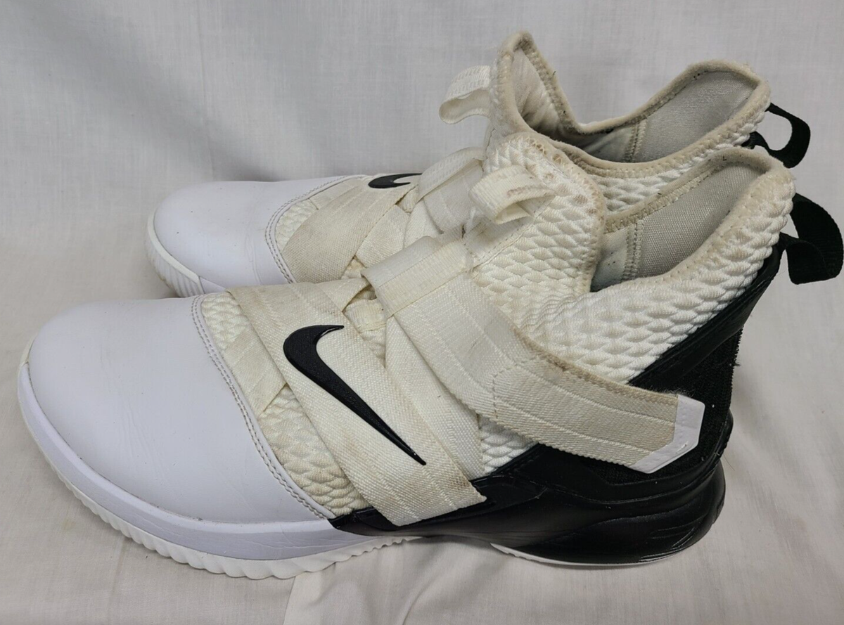 Size Nike LeBron Soldier 12 TB White Black for sale online