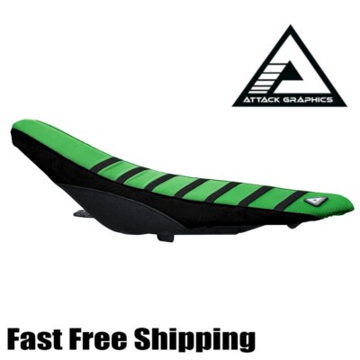 Attack Factory Green Black Non Slip Seat Cover Kawasaki KX80 KX85 KX100 1995-13