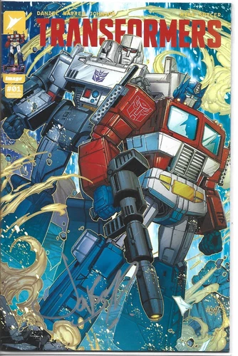 TRANSFORMERS #1 FANEXPO VAR SIGNED JONBOY MEYERS W/COA LMT 100 IMAGE 2023 NEW BB