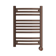 Mr Steam Broadway 20 in. Wall-Mounted Towel Warmer in Brushed Bronze