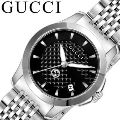 GUCCI 腕時計 レディース クォーツ ブラック シルバー YA1265006 2年保証】グッチ GUCCI 腕時計 レディース GUCCI YA1265006