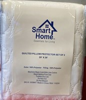 Smart Home Essentials For Living Quilted Pillow Protector Set Of Two