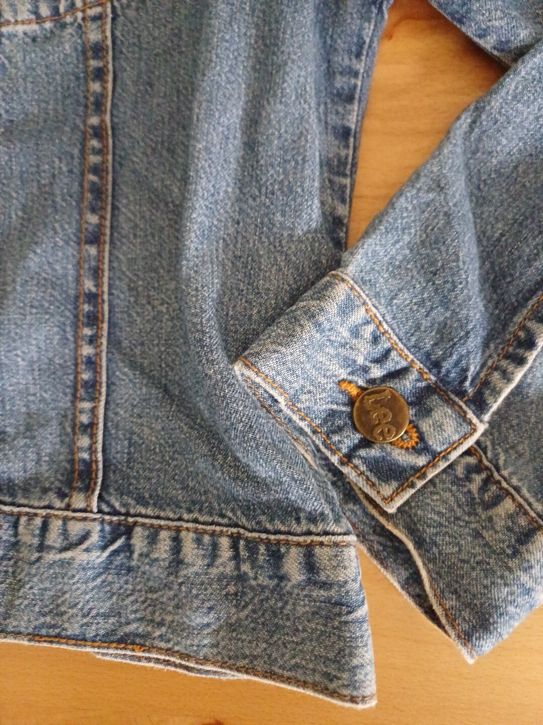 Lee Denim Jacket Basic Rider Jacket Size M Button… - image 4