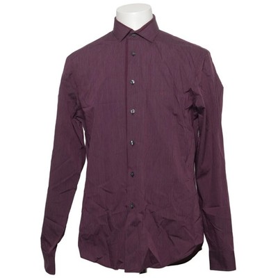 Calvin Klein, Hemd, Größe: 40, Slim Fit, Lila, Baumwolle, Herren #xiM