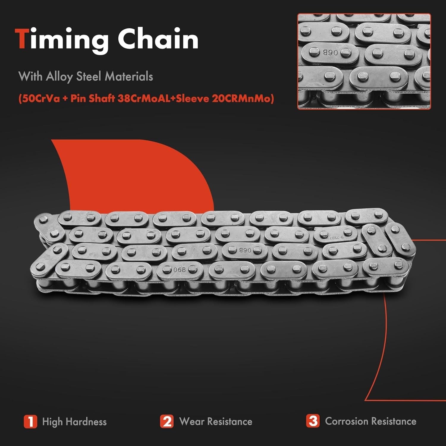 A-Premium Engine Timing Chain Kit W/Tensioner [OHV 8Cyl 4.3 4.8 5.3 6.0... 