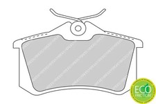 Plaquettes de frein FDB1491 FERODO pour RENAULT MEGANE III Grandtour SCÉNIC III