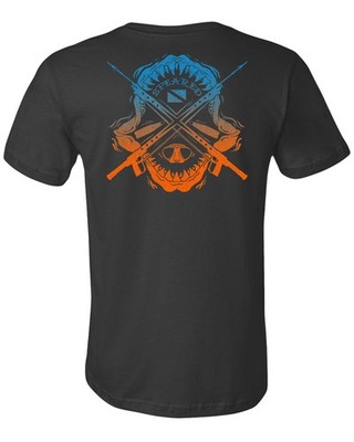 Spearfishing T-Shirt Shark Jaws: Fishing | Freediving | Scuba Diving: Metal G...
