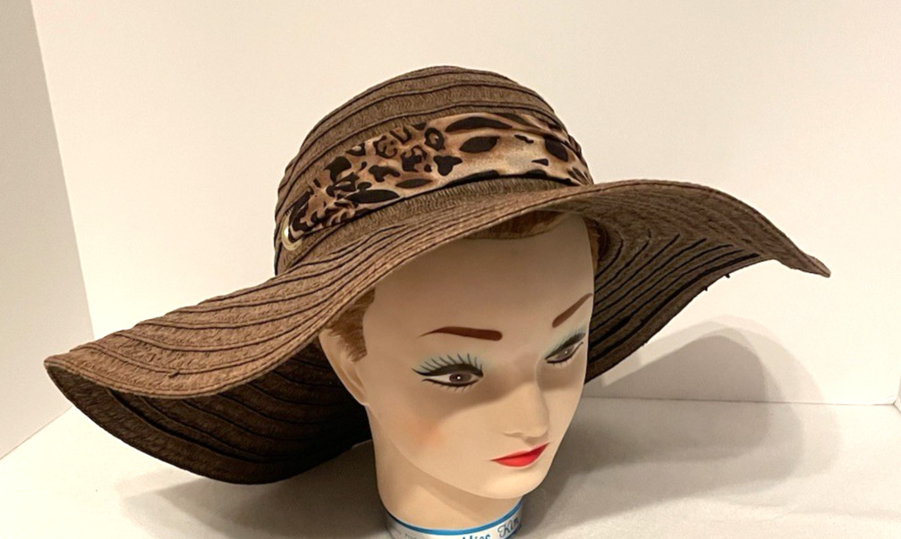 Jaclyn Smith Brown Packable Floppy Foldable Sun H… - image 2