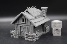 Tabletop Terrain Fantasy Garden Cottage House Dnd RPG wargame skirmish 28mm