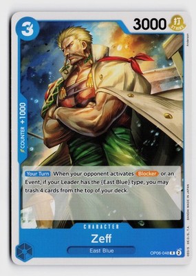 Zeff OP06 #OP06-048 NM One Piece TCG C