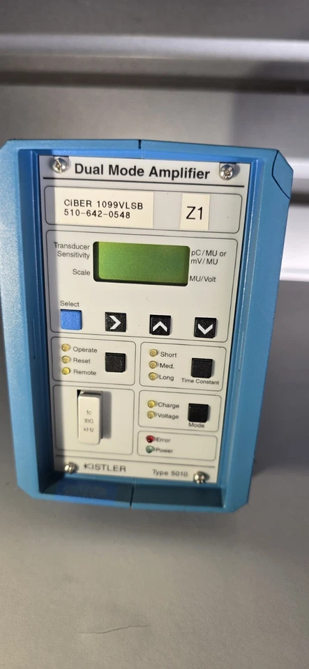 Kistler 5010B Dual Mode Amplifier Type 5010B – Charge / Voltage Piezo Signal Z1 - Image 3 of 4