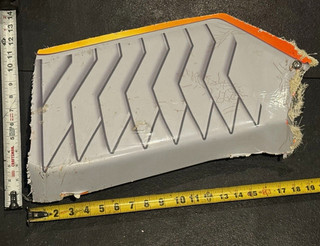 MONSTER TRUCK FIBERGLASS AUTHENTIC PIECE PANEL PART THUNDERROARUS