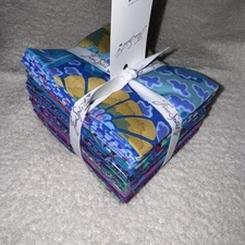 Kaffe Fassett Classics Peacock Fat Quarter Bundle, 20pc, Free Spirit Fabric