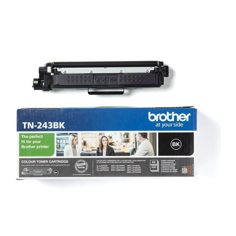 Toner noir TN243BK Brother de capacité standard pour 1000 pages nettes