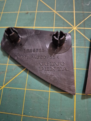 1 Set New OEM Genuine Volvo Penta Thrust Plates Port & Starboard 3589524 3589522 - Bild 3 von 4