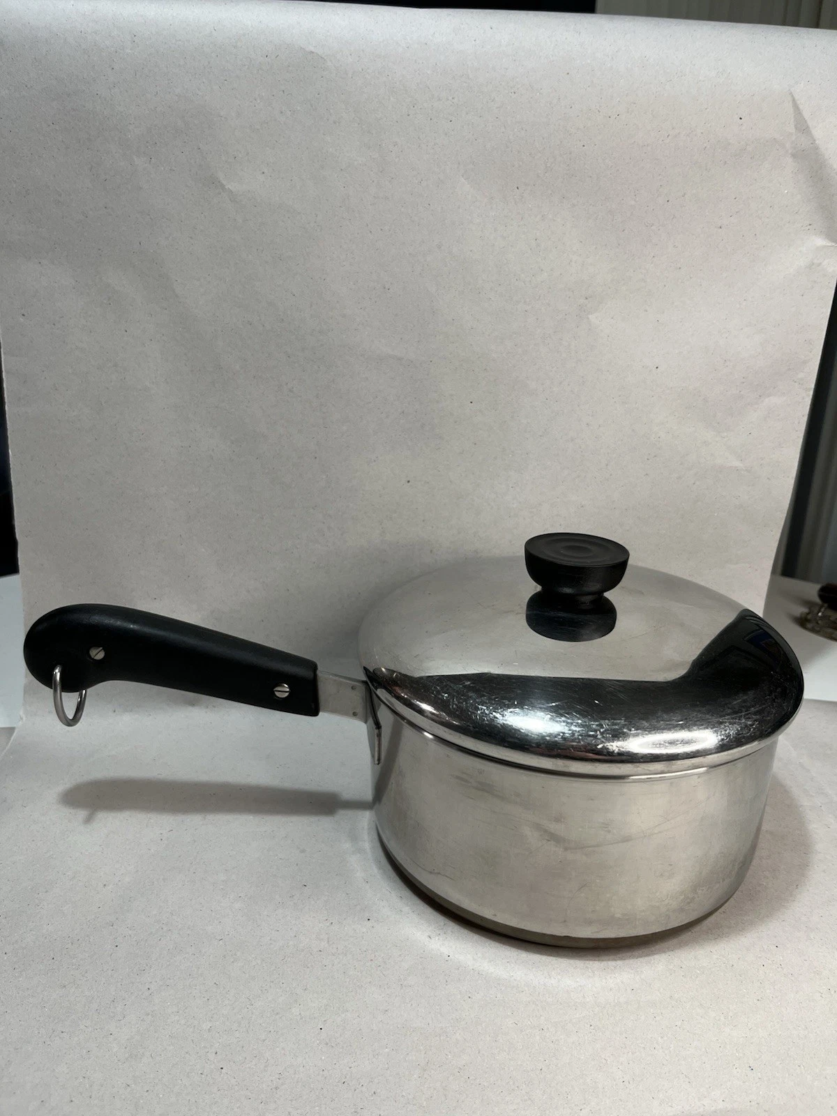 Revere Ware 1.5 Qt Quart Copper Clad Stainless Sauce Pan Pot W/ Lid Clinton IL
