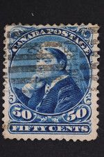 Canada Scott 47 1893 Queen Victoria 50c Widow Weeds Used