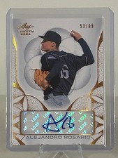 2024 Leaf Trinity - Autographs Alejandro Rosario #BA-AR1 Bronze /99 (AU, RC)