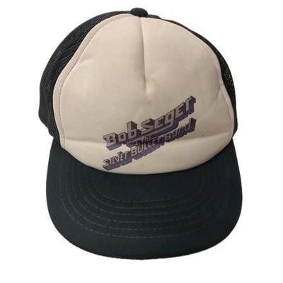 VTG 1980's Bob Seger & The Silver Bullets Band Rock n Roll Foam Mesh Trucker Hat