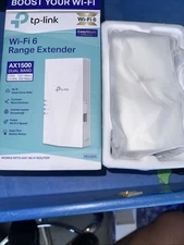 TP-Link Wi-Fi 6 Range Extender AX1500 Dual Band RE500X Fast Shipping Tested